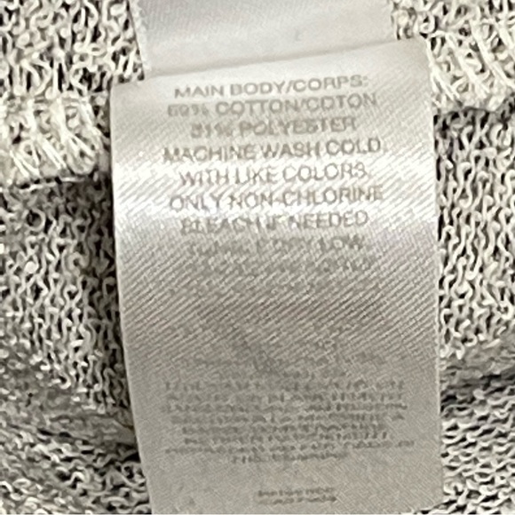 New Z by Zella On Time Terry Zip Hoodie in Gray Size XXLarge - Picture 4 of 4